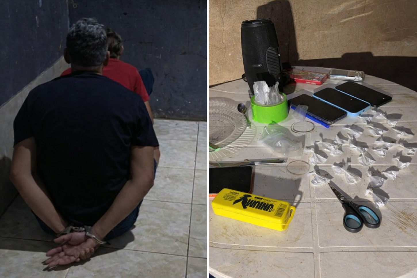 Homem é preso e adolescente apreendido em ‘boca de fumo’ na zona leste