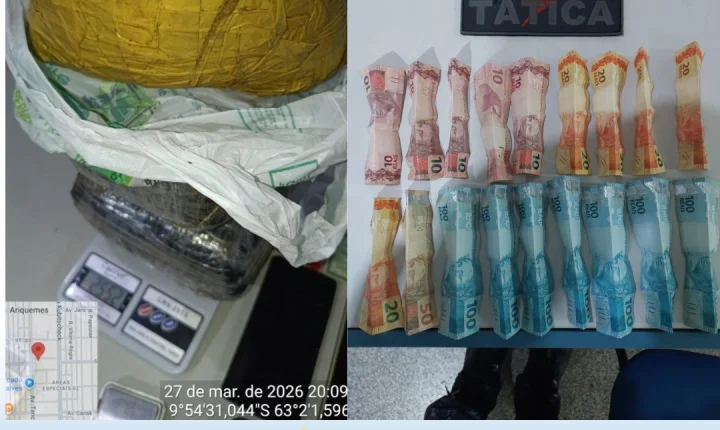 ARIQUEMES – FORÇA TÁTICA DO 7ºBPM INTENSIFICA OPERAÇÕES E APREENDE EXPRESSIVA QUANTIDADE DE DROGAS NO COMBATE AO TRÁFICO