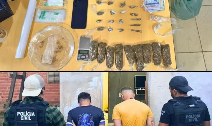 Foragido é preso e adolescente apreendido em ação contra o tráfico de drogas