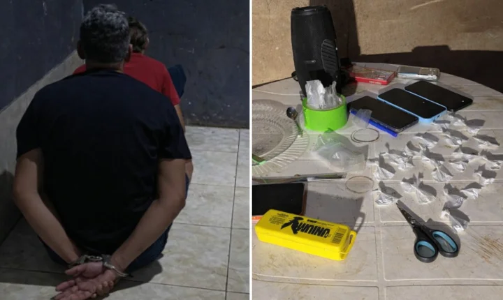 Homem é preso e adolescente apreendido em ‘boca de fumo’ na zona leste