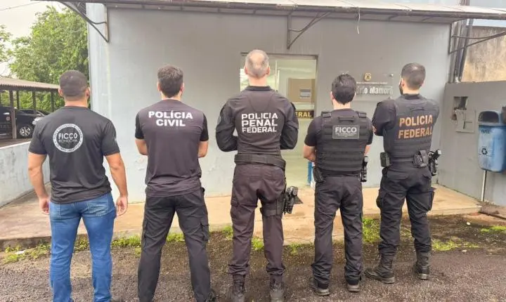 Lideranças de organização criminosa no sistema prisional de Rondônia são alvos de operação da Polícia Federal