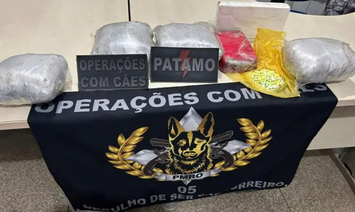 Polícia Militar prende mulher com maconha, cocaína, crack e ecstasy na rodoviária